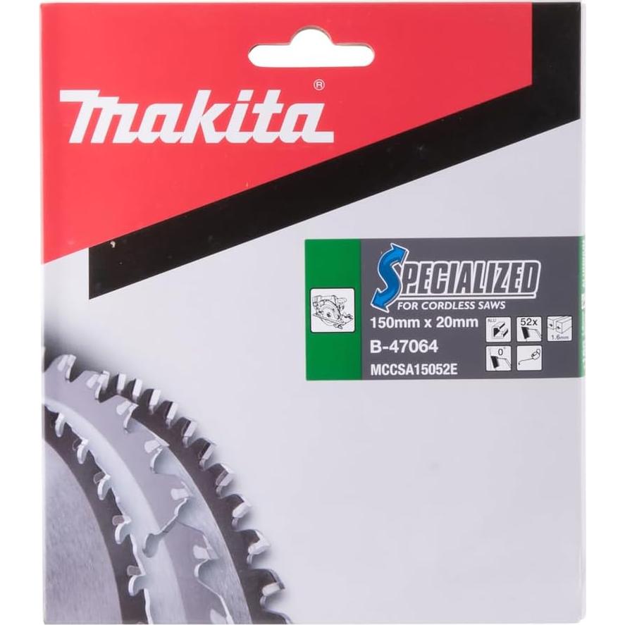 Hoja de sierra Makita A-96126 52T para aluminio 14,92 cm