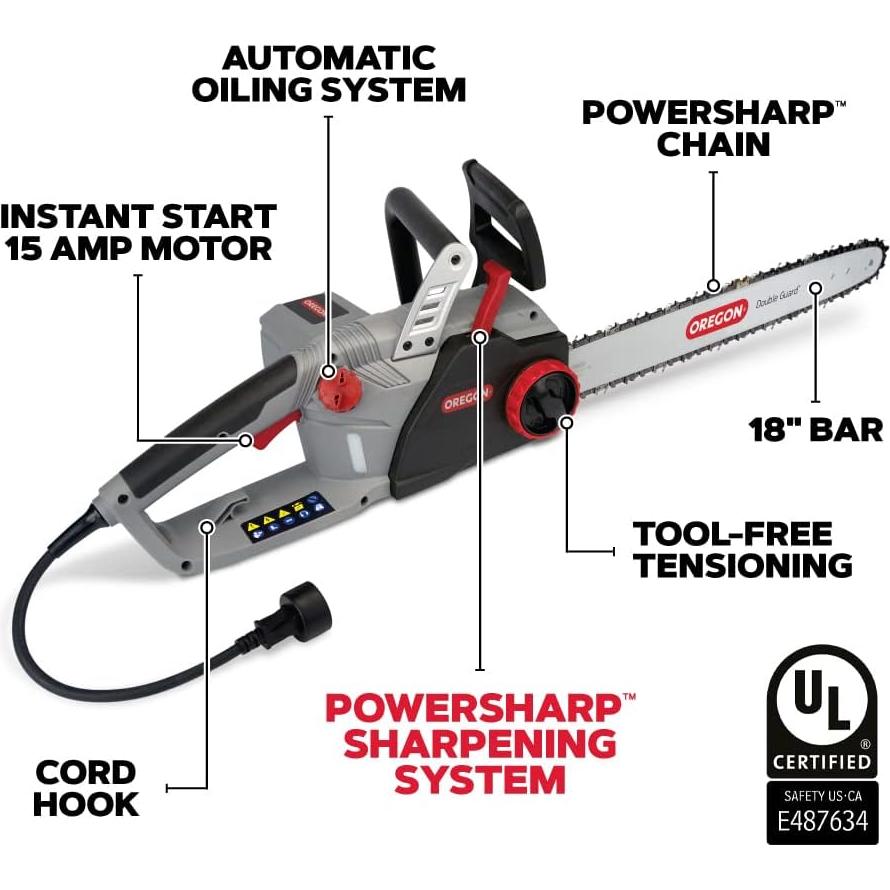 Sierra de Cadena Eléctrica Oregon CS1500 15A 45.72cm Autoafilado