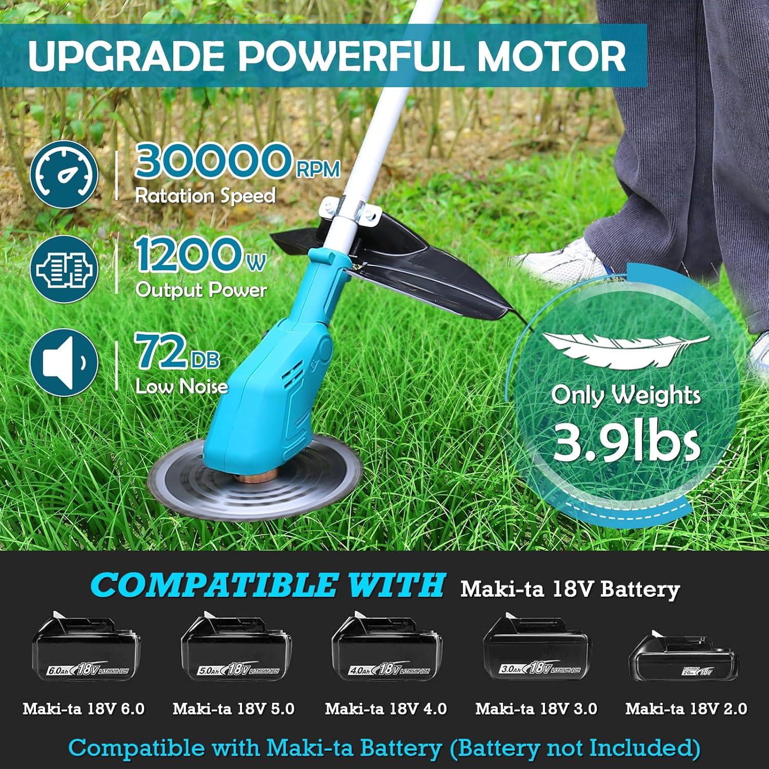 Desmalezadora Inalámbrica Vokoroad 3-en-1 19.8 cm