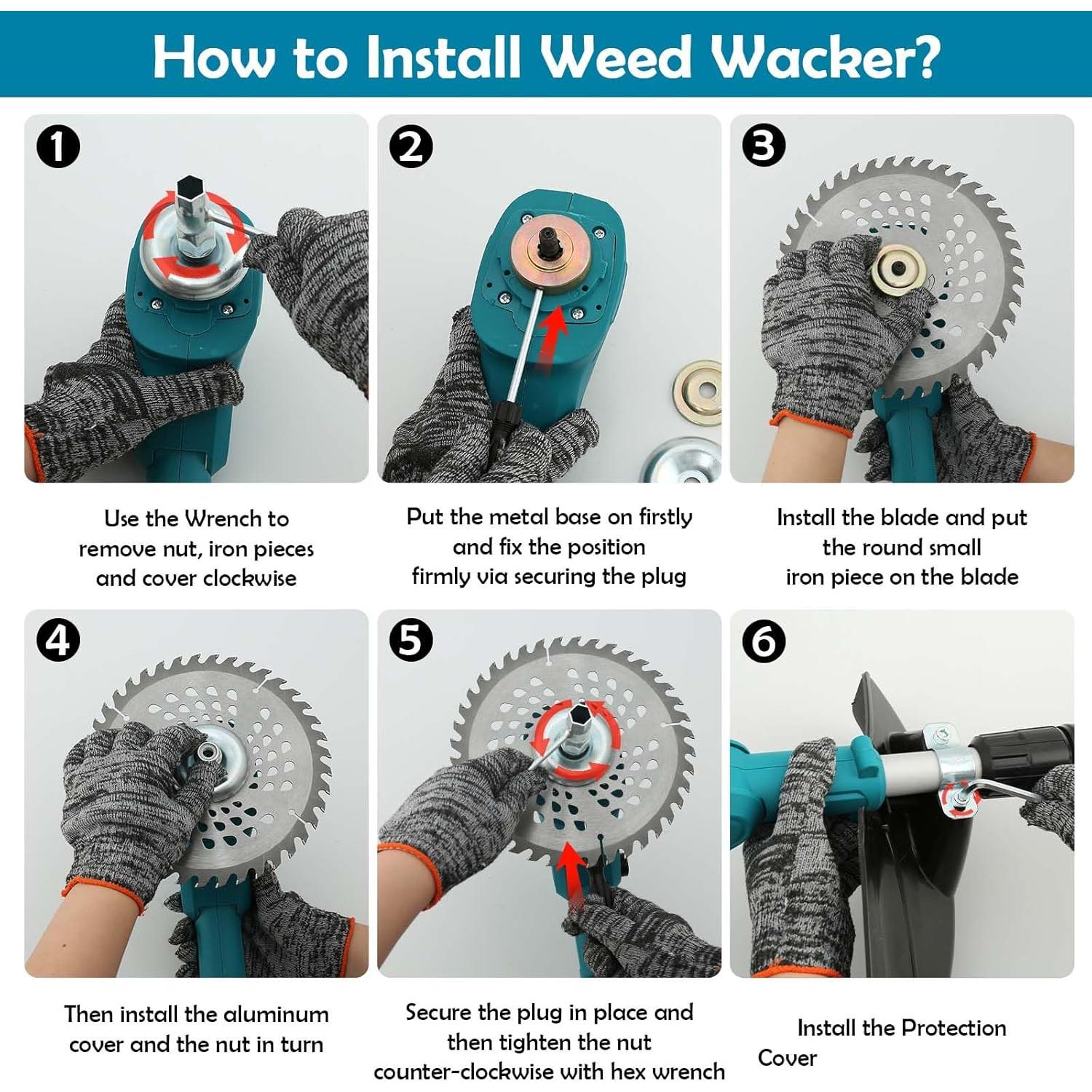 Desmalezadora Inalámbrica Vokoroad 3-en-1 19.8 cm