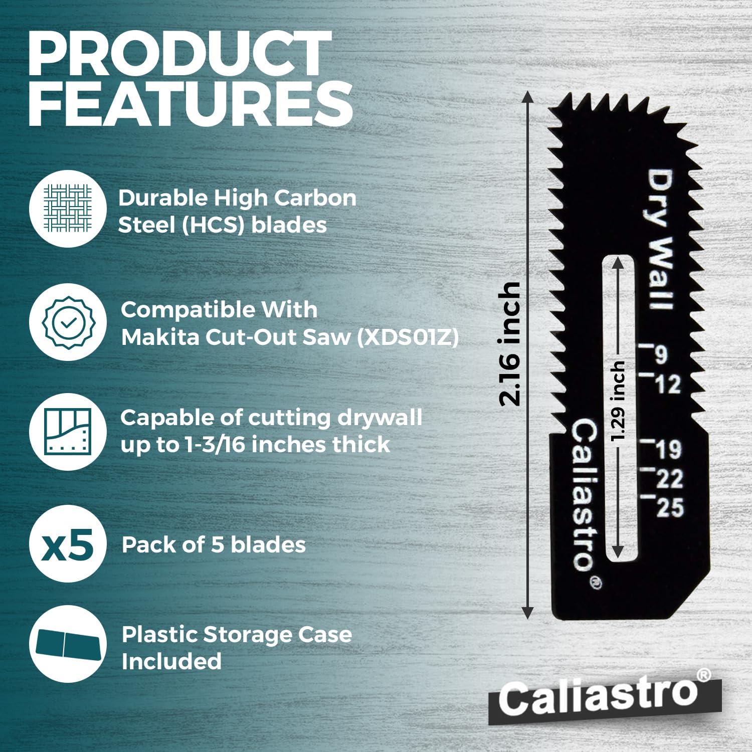 Sierras de corte drywall Caliastro para Makita - Paquete 5