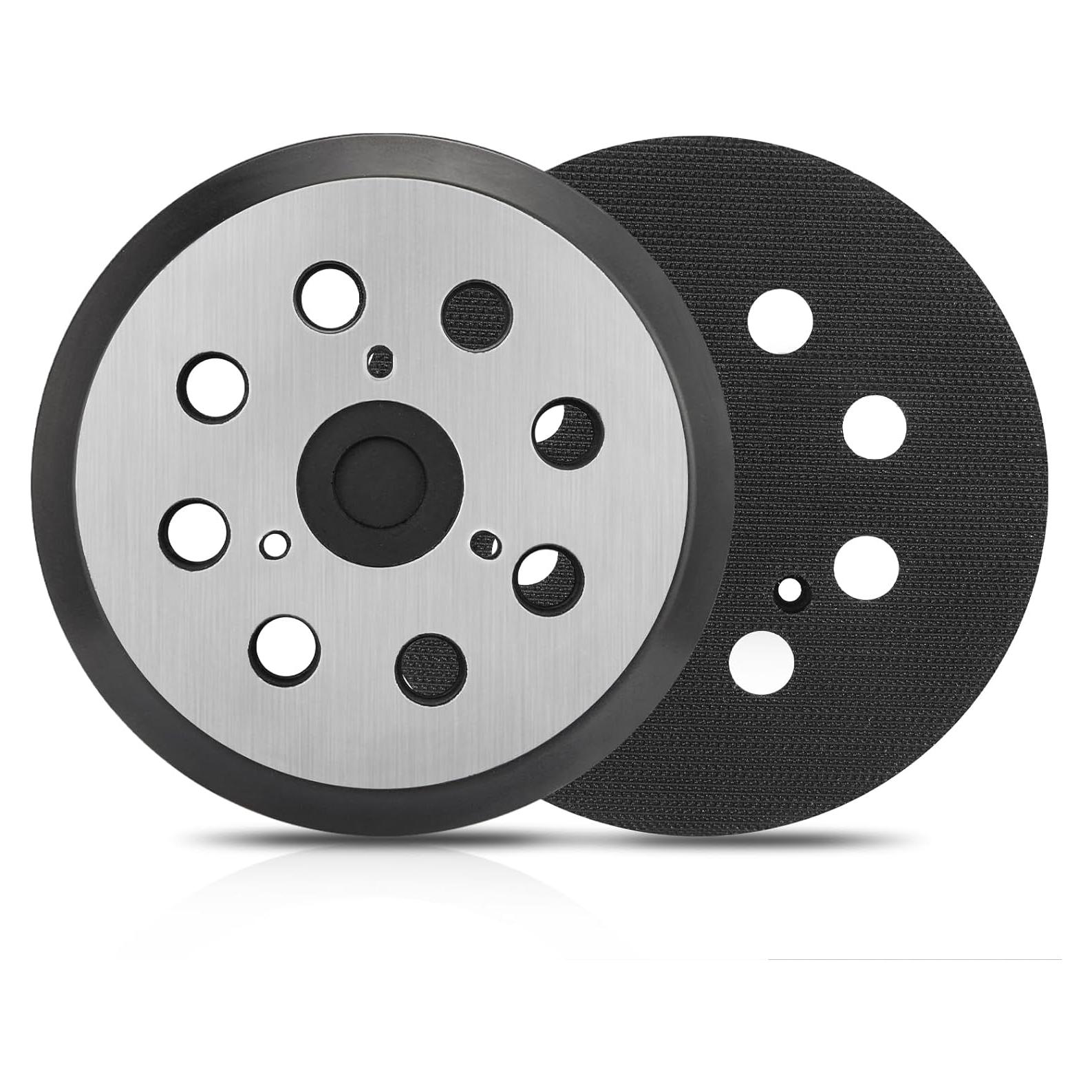 Paquete de 2 almohadillas metálicas Gnellkoor 12,7 cm 8 agujeros