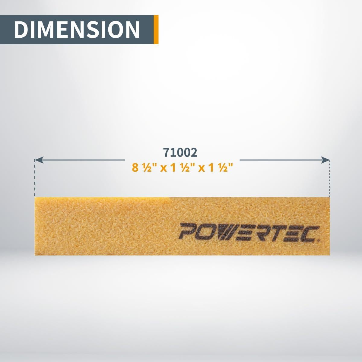 Cintas de Lijado 3x53 cm POWERTEC 40-240 Granos + Stick