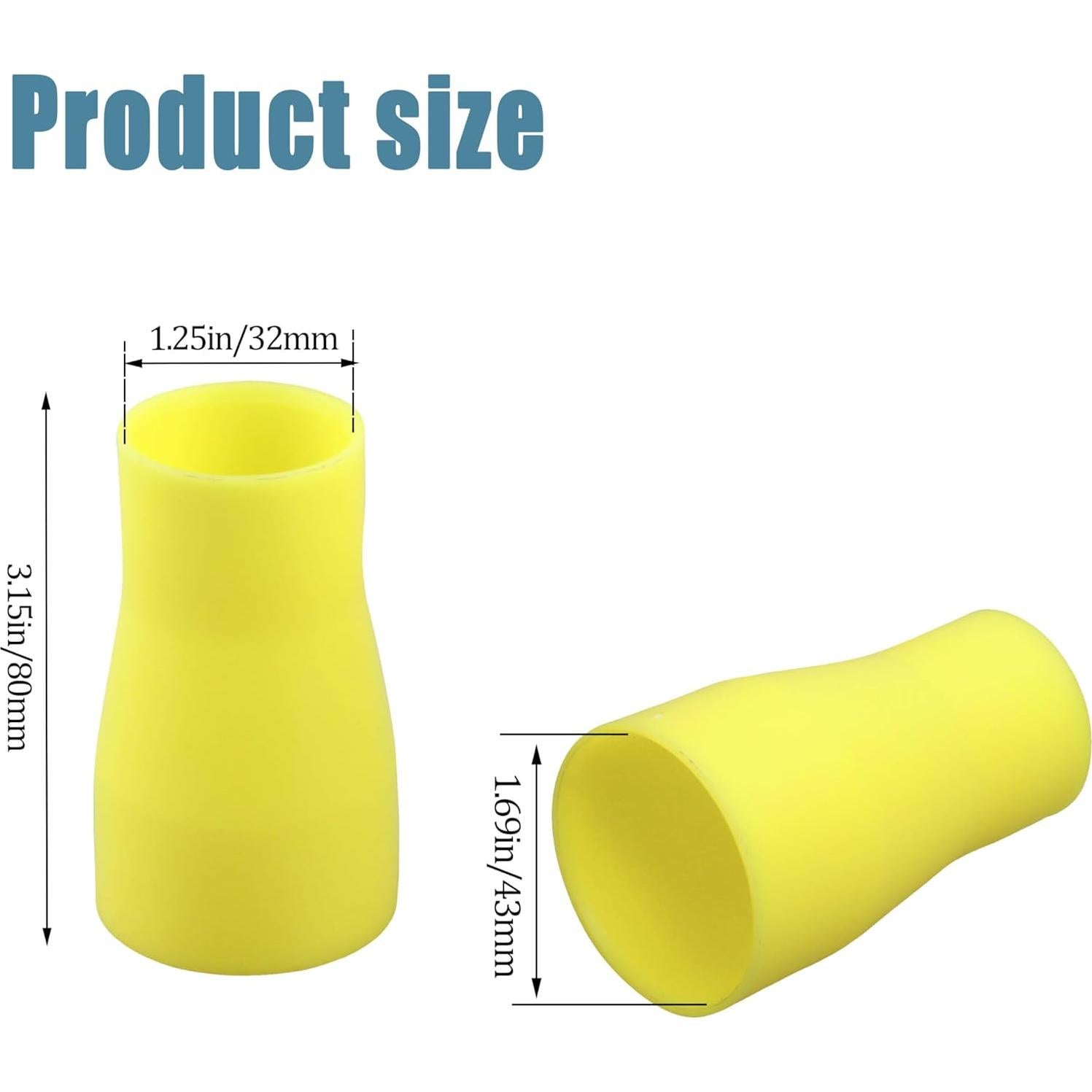 Adaptador de Aspiradora Makita 2 Pcs 3,18 cm Amarillo