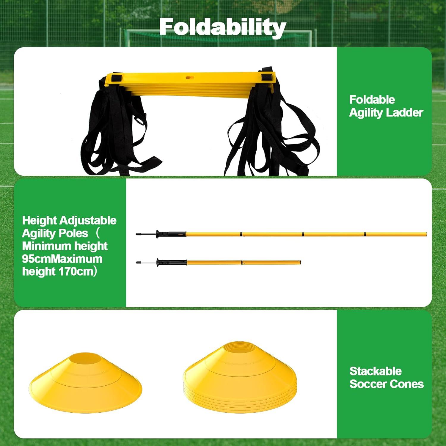 Juego de Entrenamiento de Agilidad Supvision 24 Piezas
