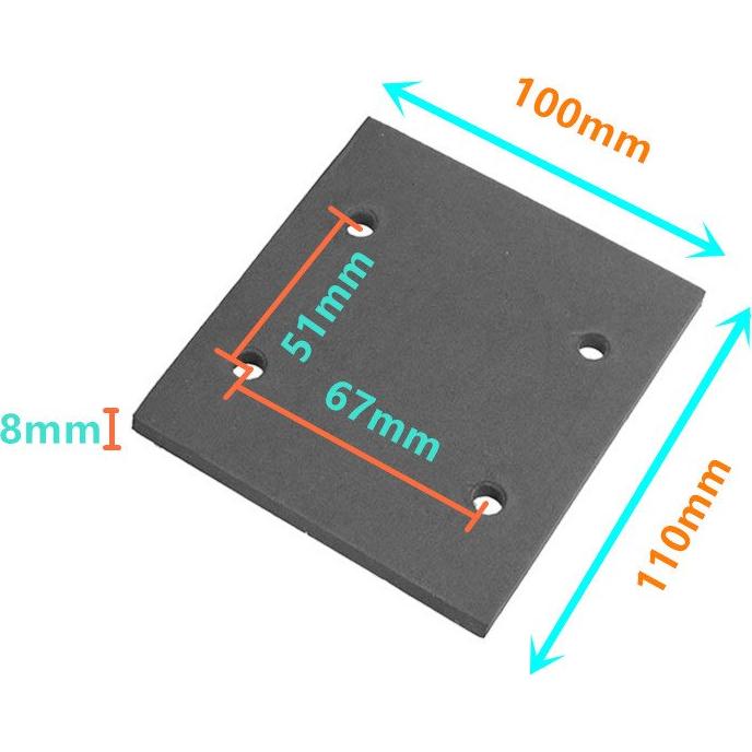 Paquete de 6 almohadillas de espuma Adiyer para lijadora 4510