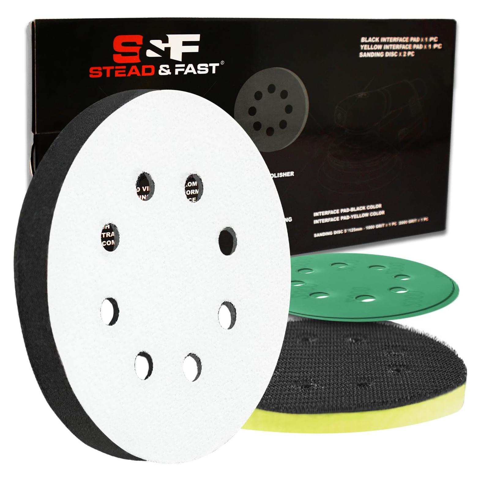 Almohadilla de Lijado 5" S&F STEAD & FAST 2 Piezas
