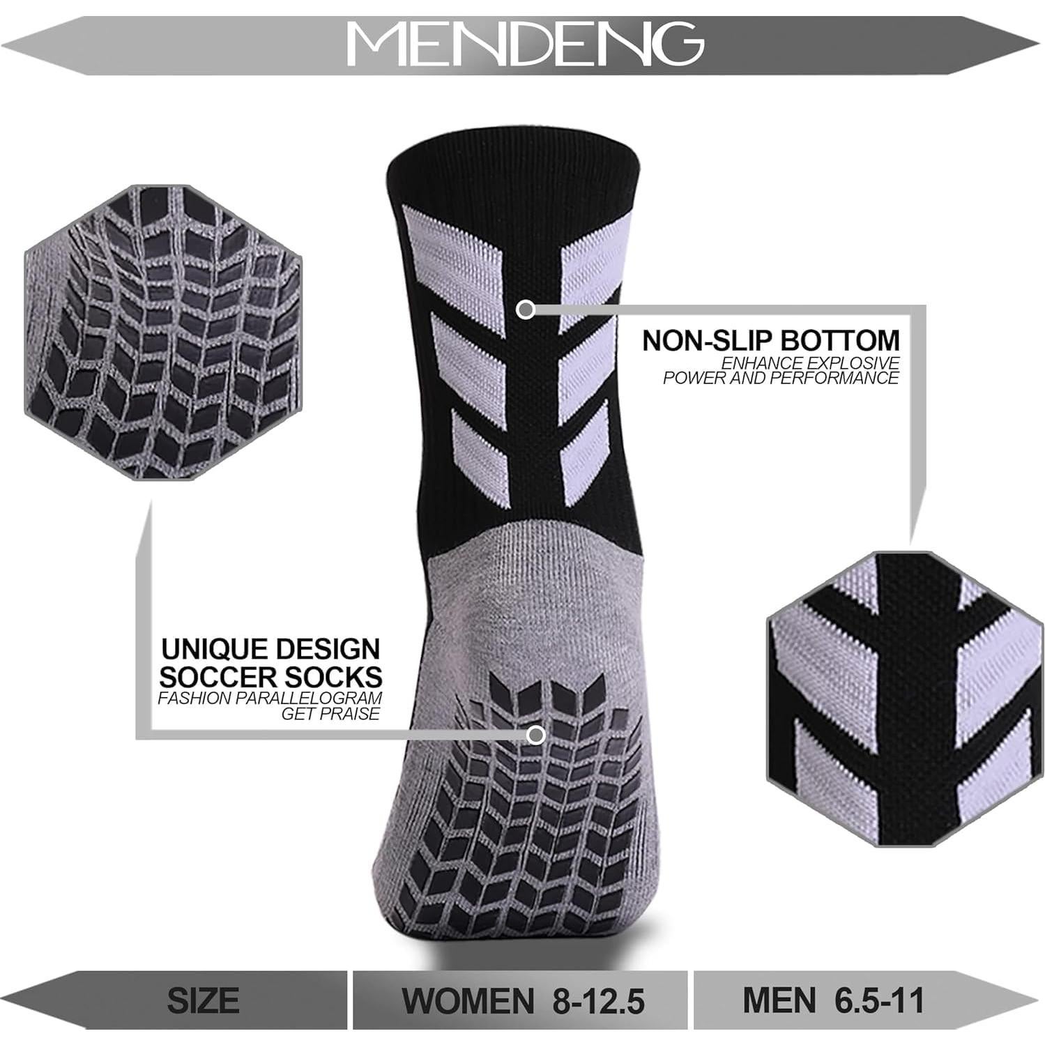 Calcetines Antideslizantes MENDENG para Hombres 6 Pares