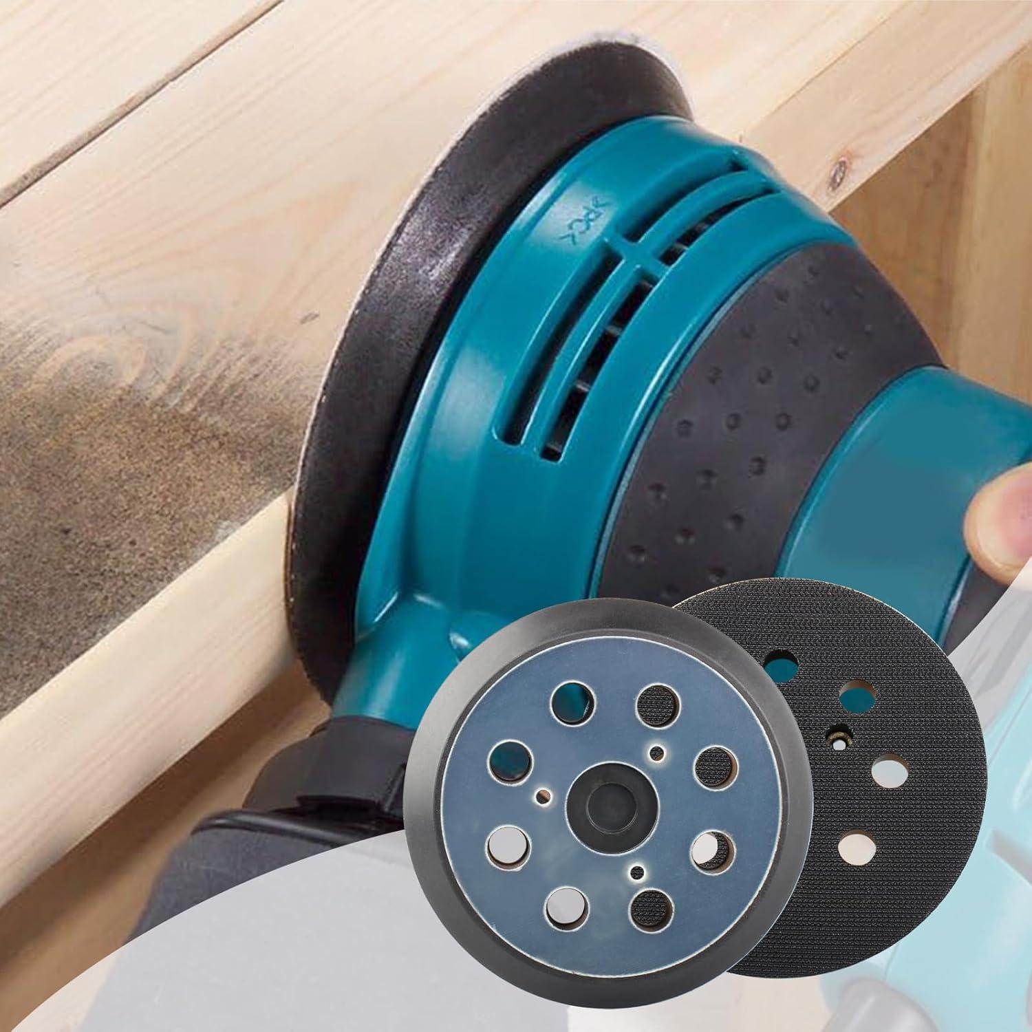 Paquete de 2 almohadillas de lijado 12.7cm 8 agujeros Makita