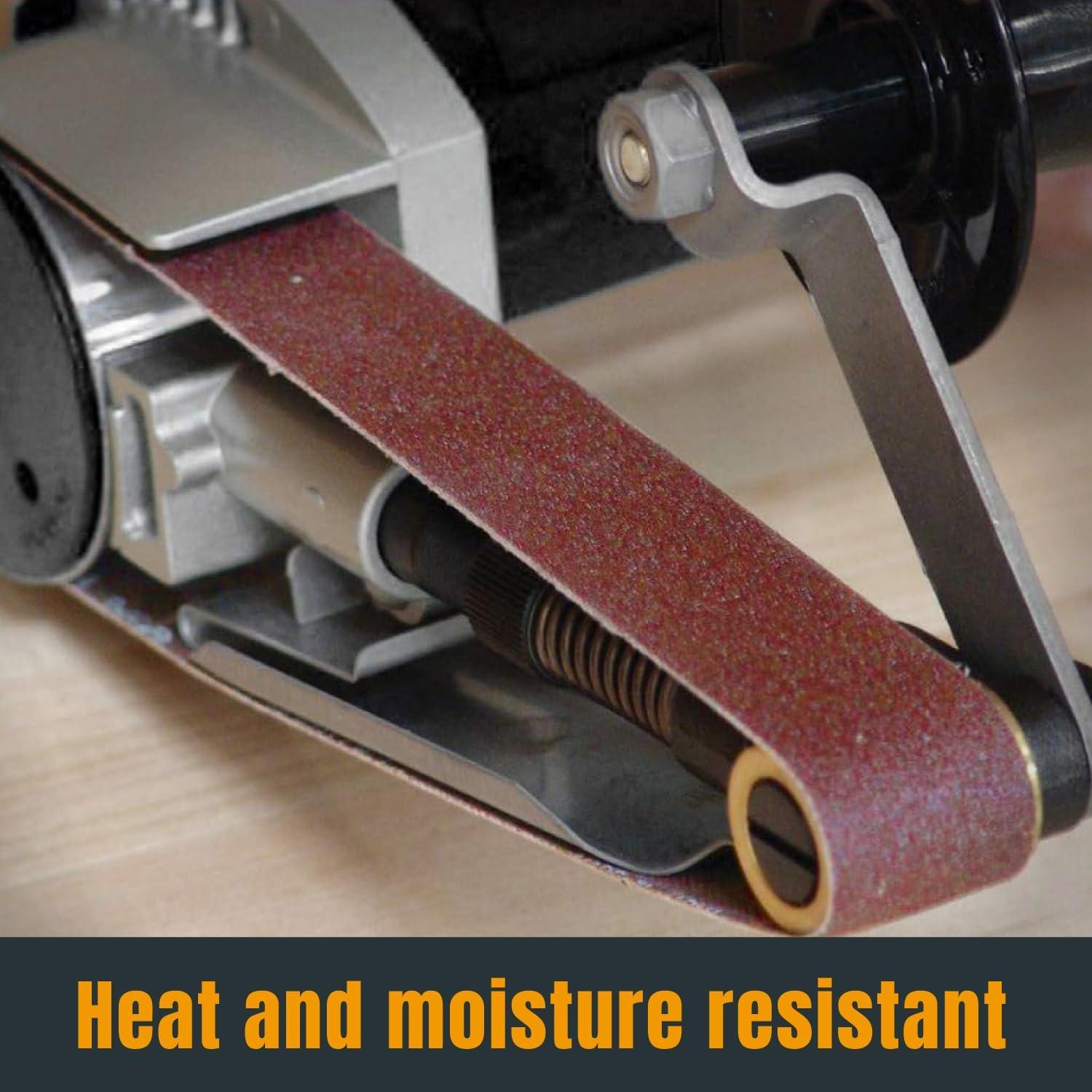 Cintas de Lijado POWERTEC 2,86x53,34cm 80 Granos 10PK