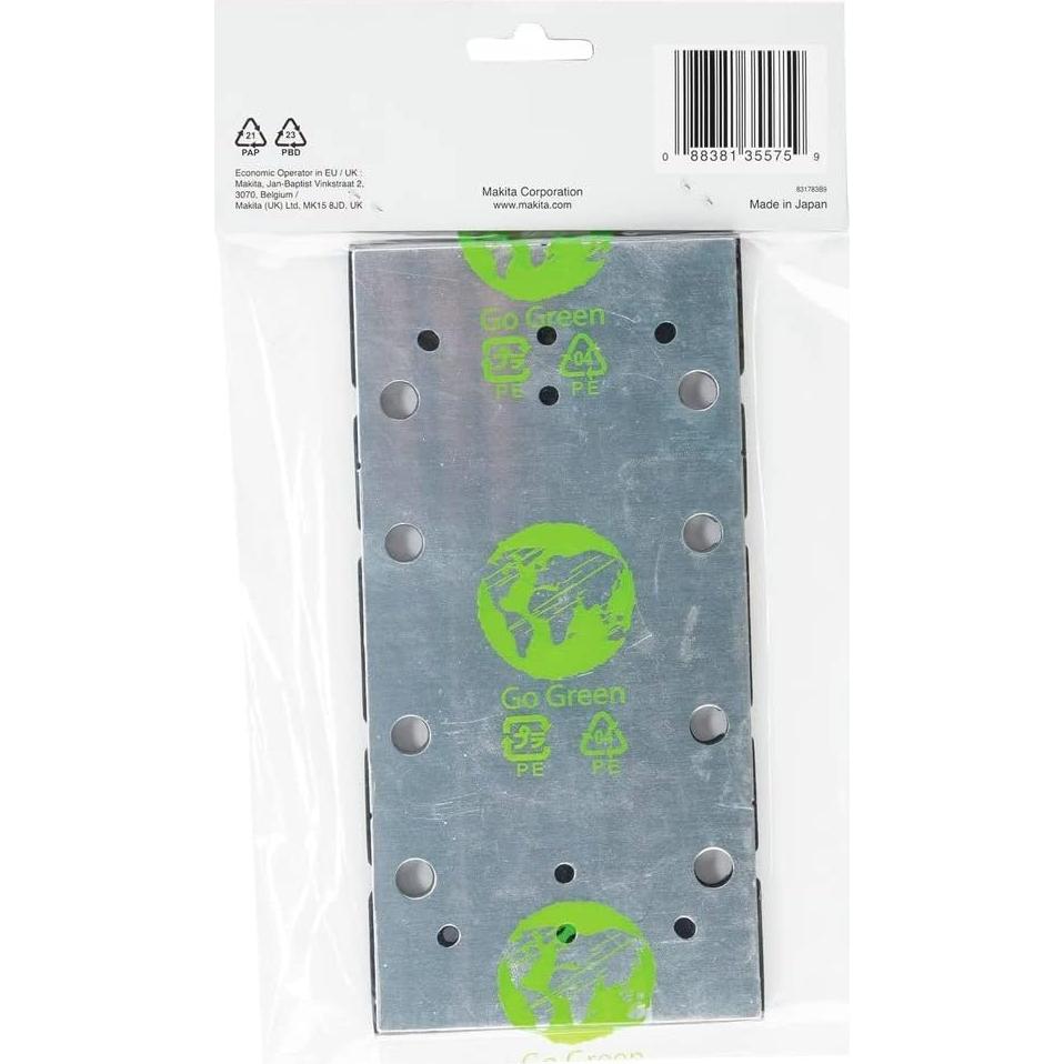 Almohadilla de Respaldo Makita 194930-6 9 x 18.42 cm Gancho y Bucle