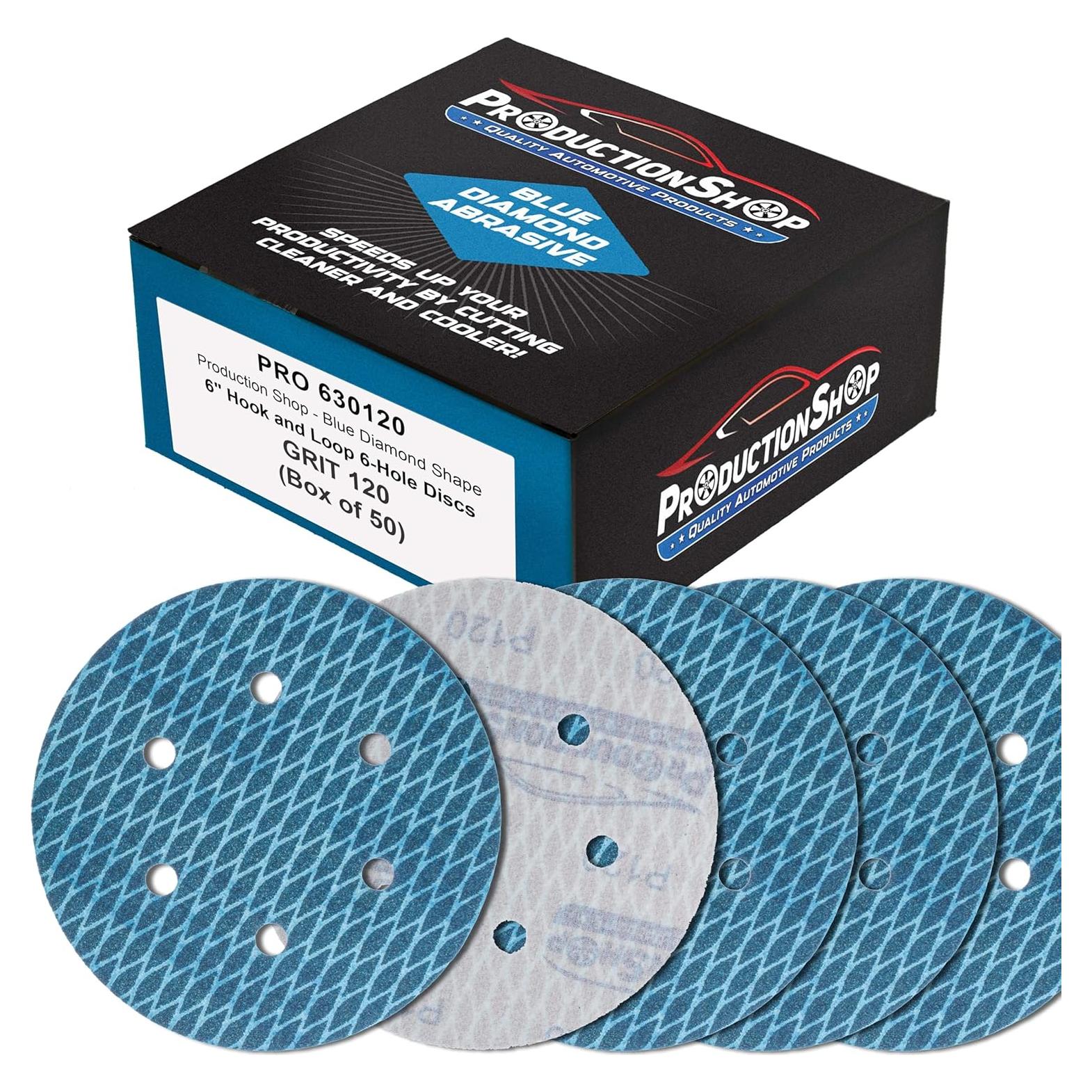 Discos de Lijado Diamante Azul 120 Granos 15cm Caja 50