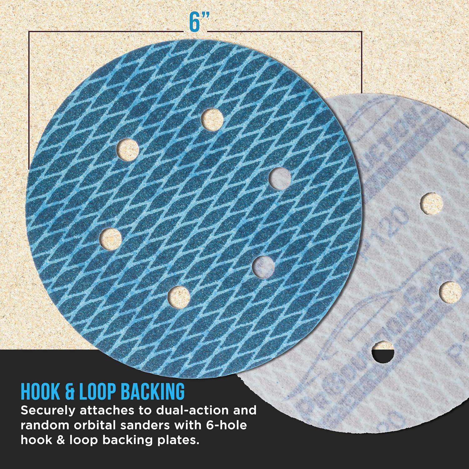 Discos de Lijado Diamante Azul 120 Granos 15cm Caja 50
