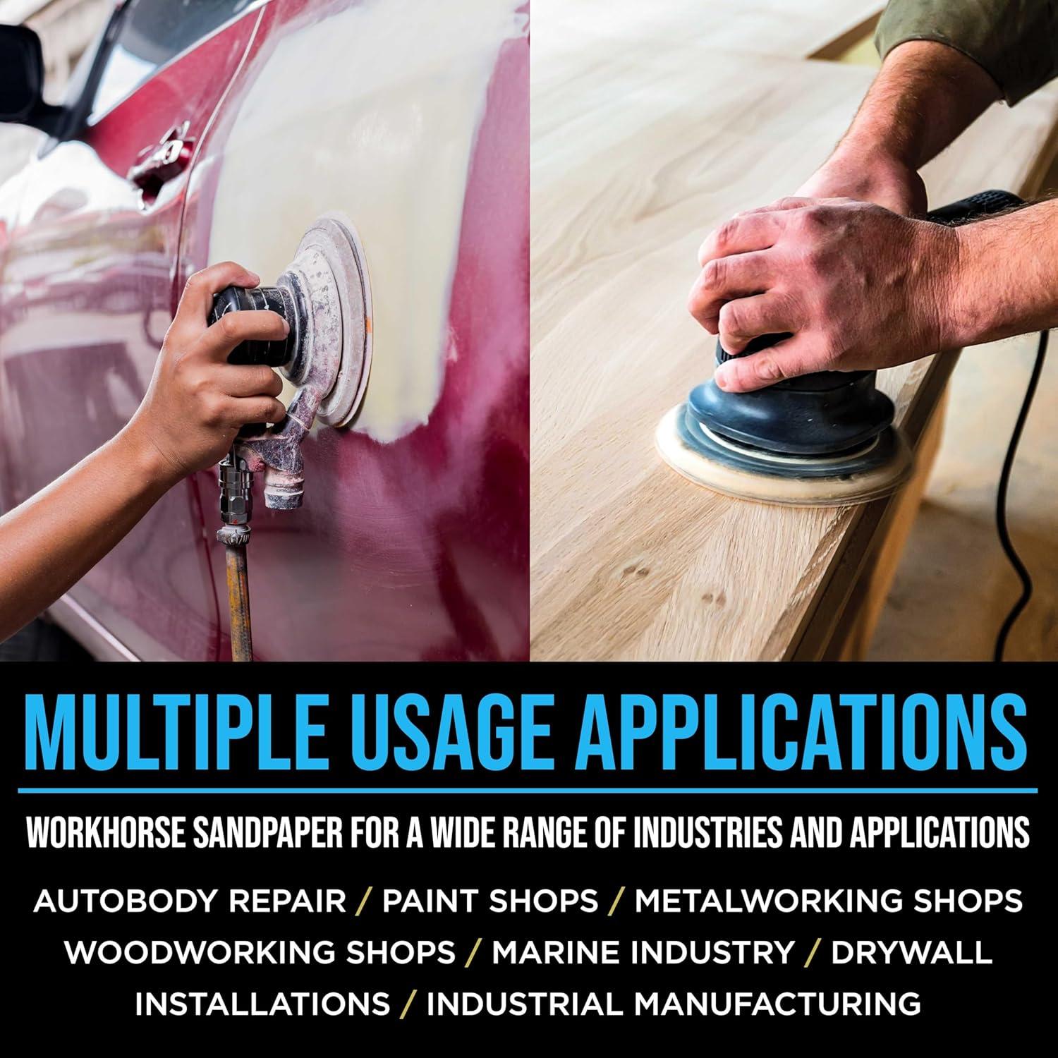 Discos de Lijado Diamante Azul 120 Granos 15cm Caja 50