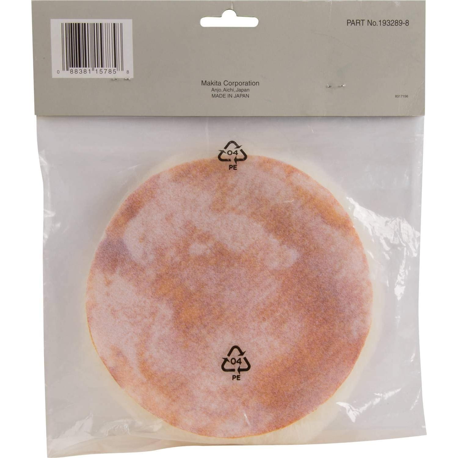 Almohadilla de Pulido de Lana Makita 199424-6 6" Gancho y Asa