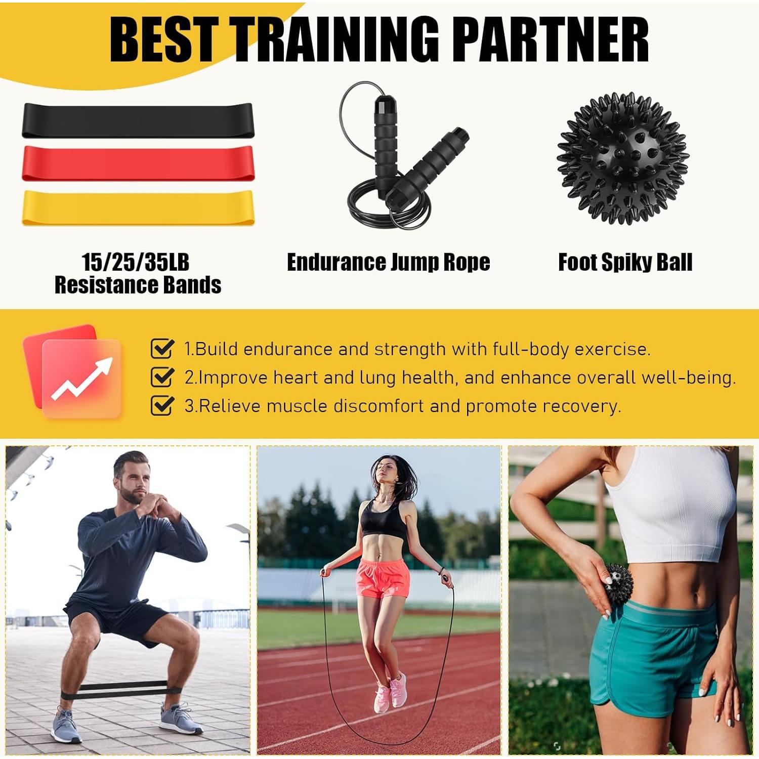 Equipo de Entrenamiento de Agilidad BORNEW 20 pies y Accesorios