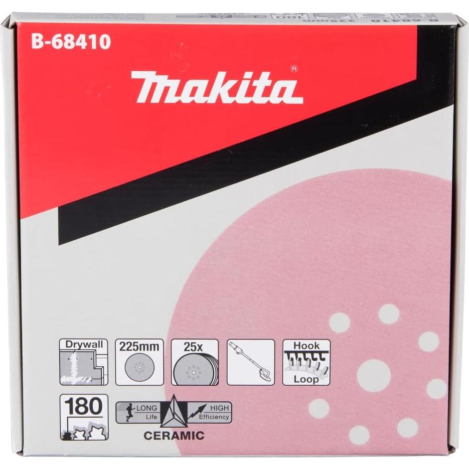 Disco Abrasivo Redondo Makita B-68563 22,86 cm Grano 180