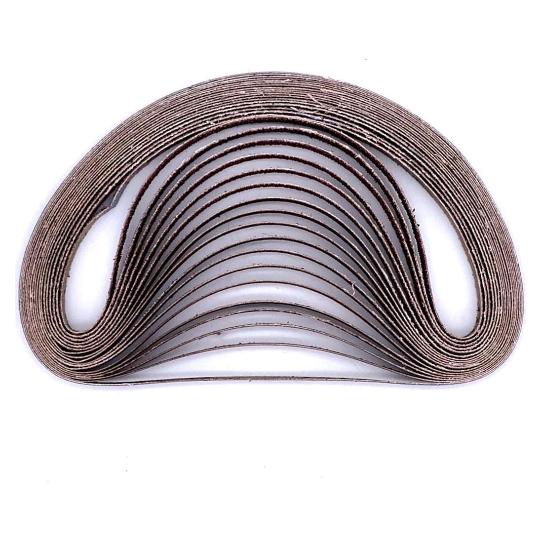 Cinta de Lijado 3/8 x 53 cm H2SOLUTION 18 Piezas Grano Variado