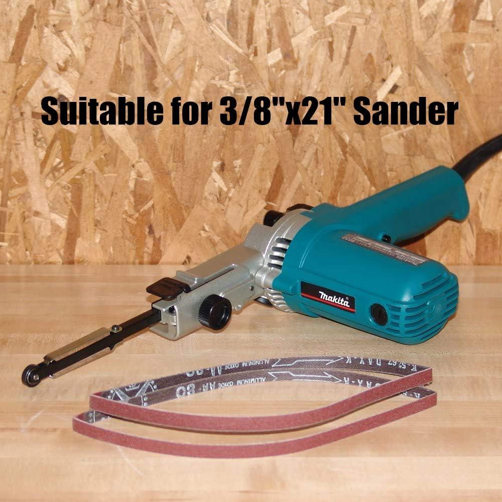 Cinta de Lijado 3/8 x 53 cm H2SOLUTION 18 Piezas Grano Variado