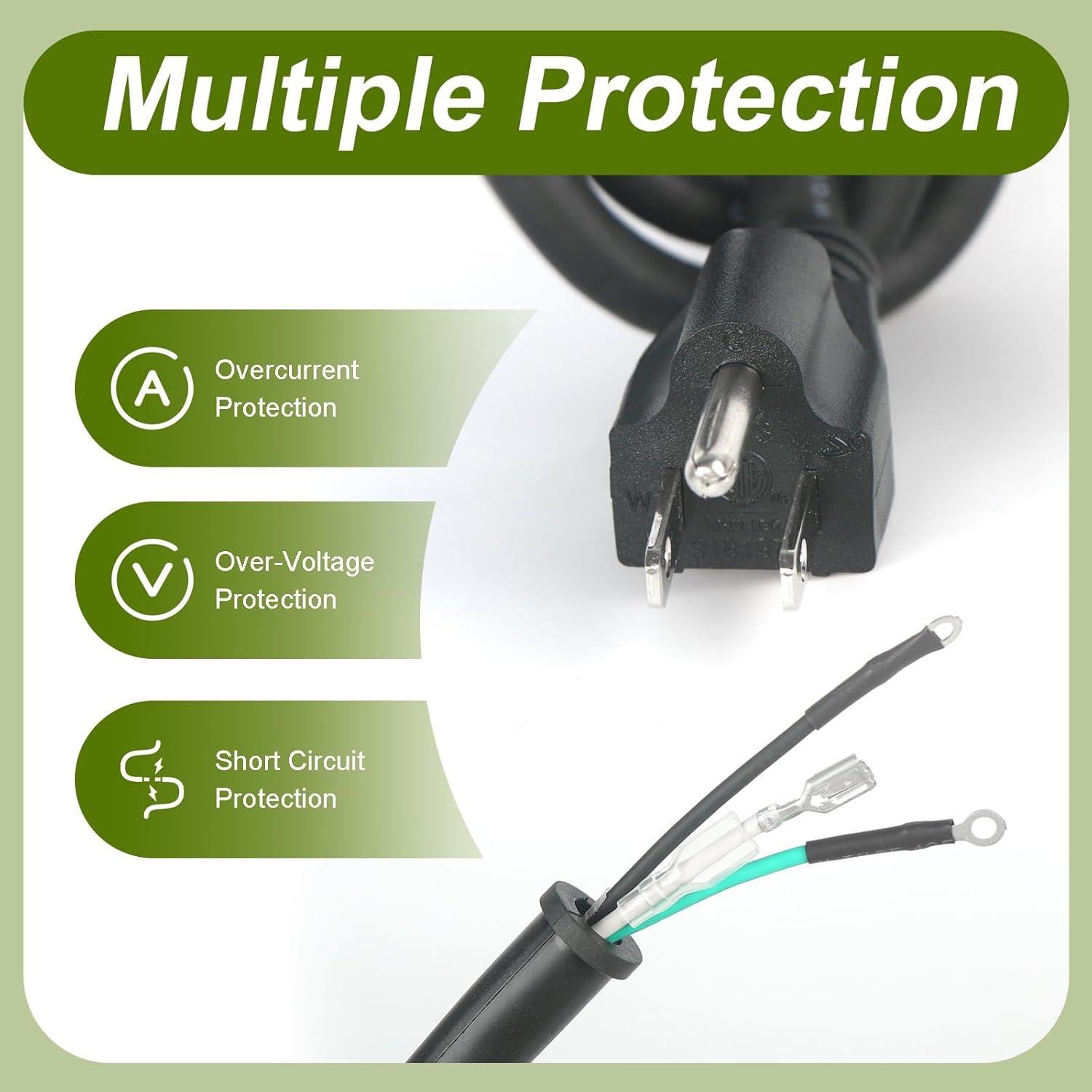 Cable de Alimentación 2.5m para Herramientas Eléctricas DZQPPC