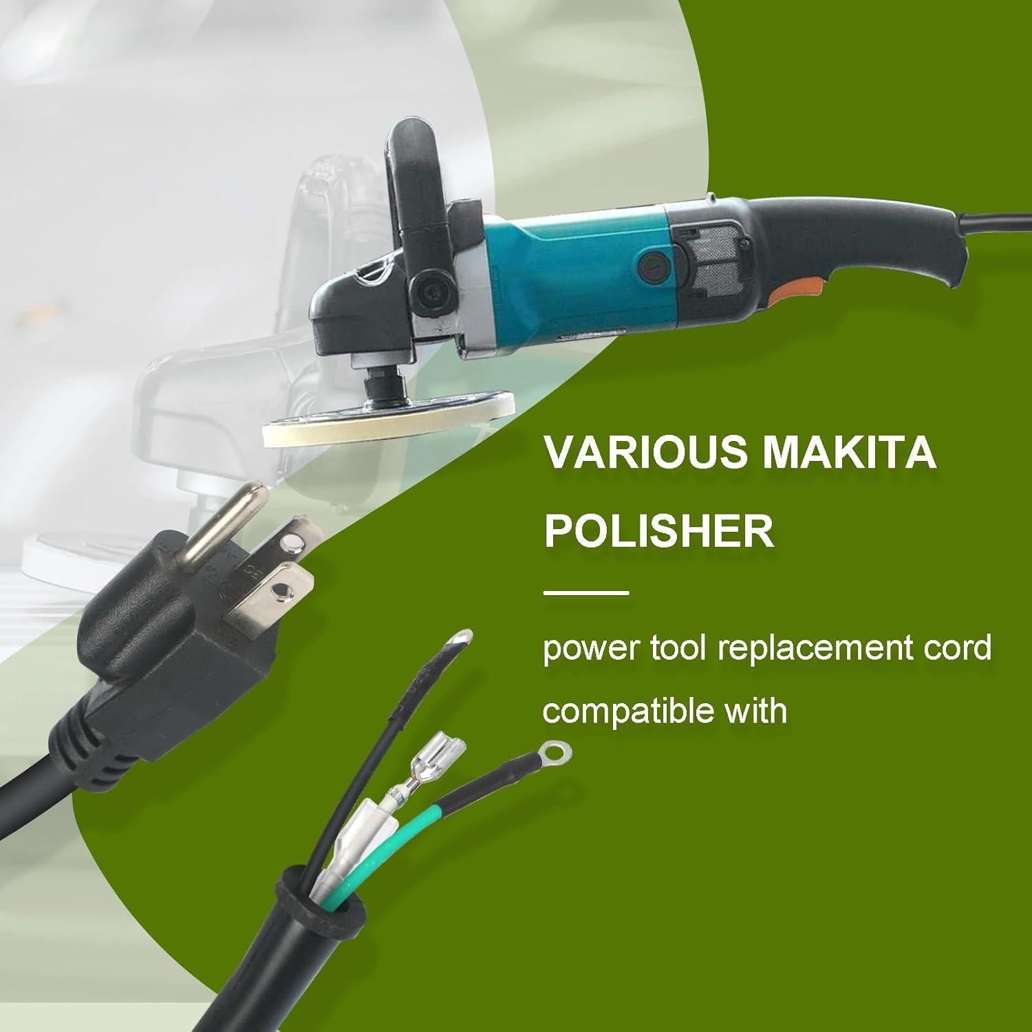 Cable de Alimentación 2.5m para Herramientas Eléctricas DZQPPC