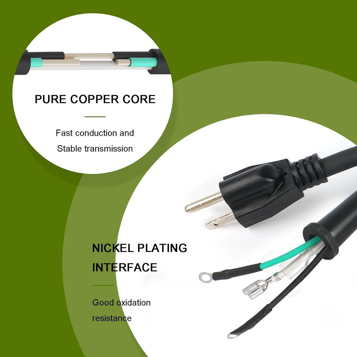 Cable de Alimentación 2.5m para Herramientas Eléctricas DZQPPC