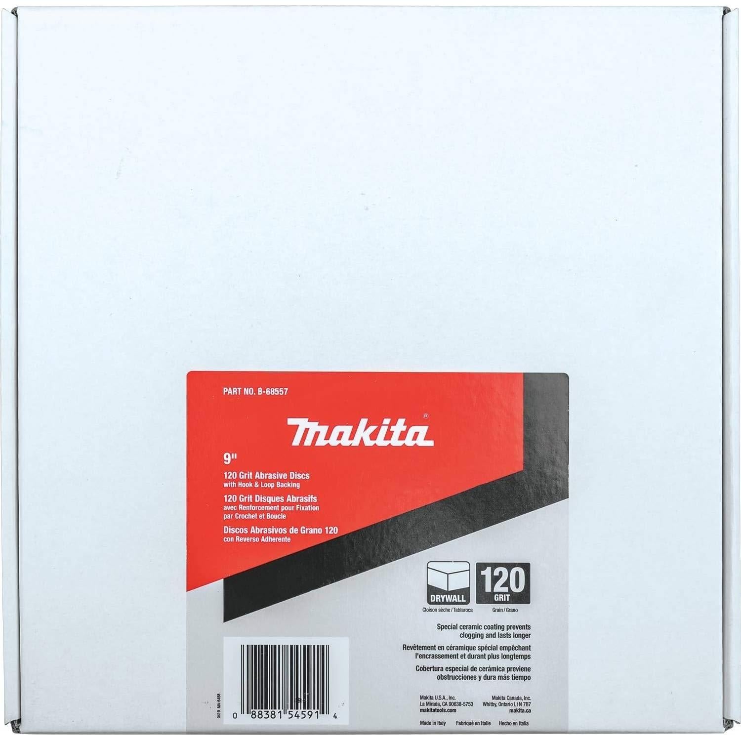 Disco Abrasivo Redondo Makita B-68557 22,86 cm Grano 120
