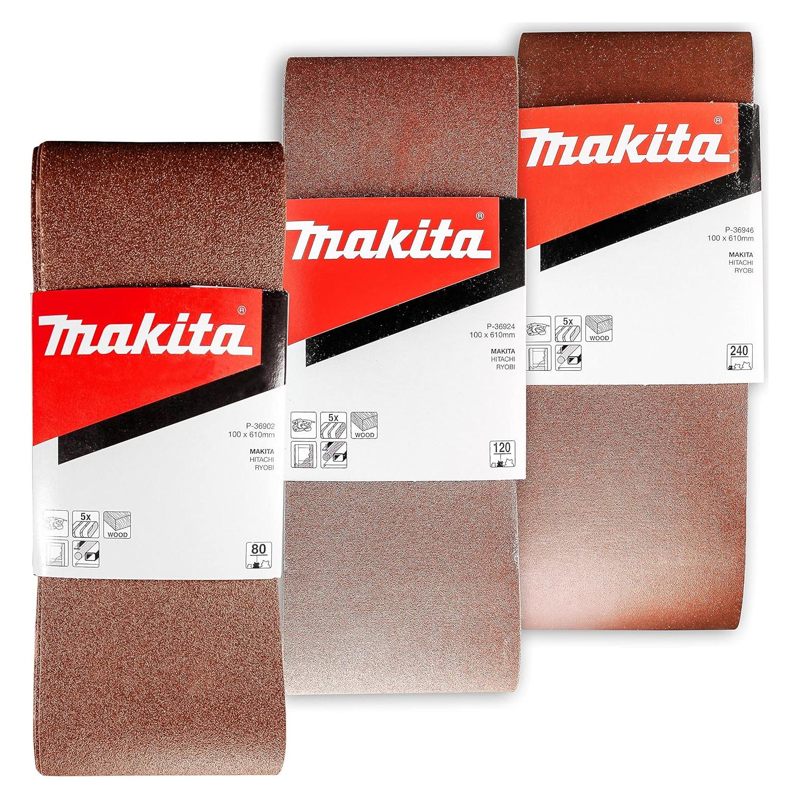 Makita Juego de 15 Piezas Lijado 4" para Madera y Metal