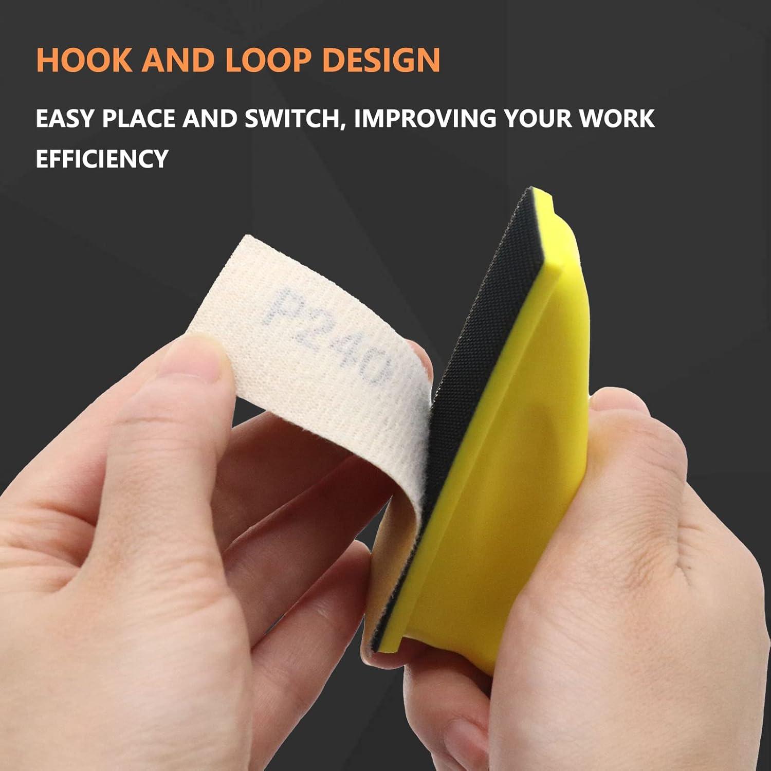 Kit de papel de lija micro detalle WHLLING 70 hojas 80-600