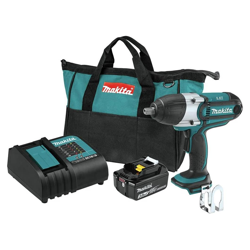 Llave de Impacto Inalámbrica Makita XWT04S1 18V 440 Nm