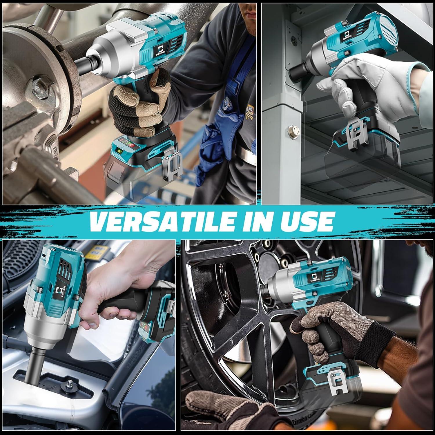 Llave de impacto inalámbrica 1/2" Makita 750 Nm sin batería