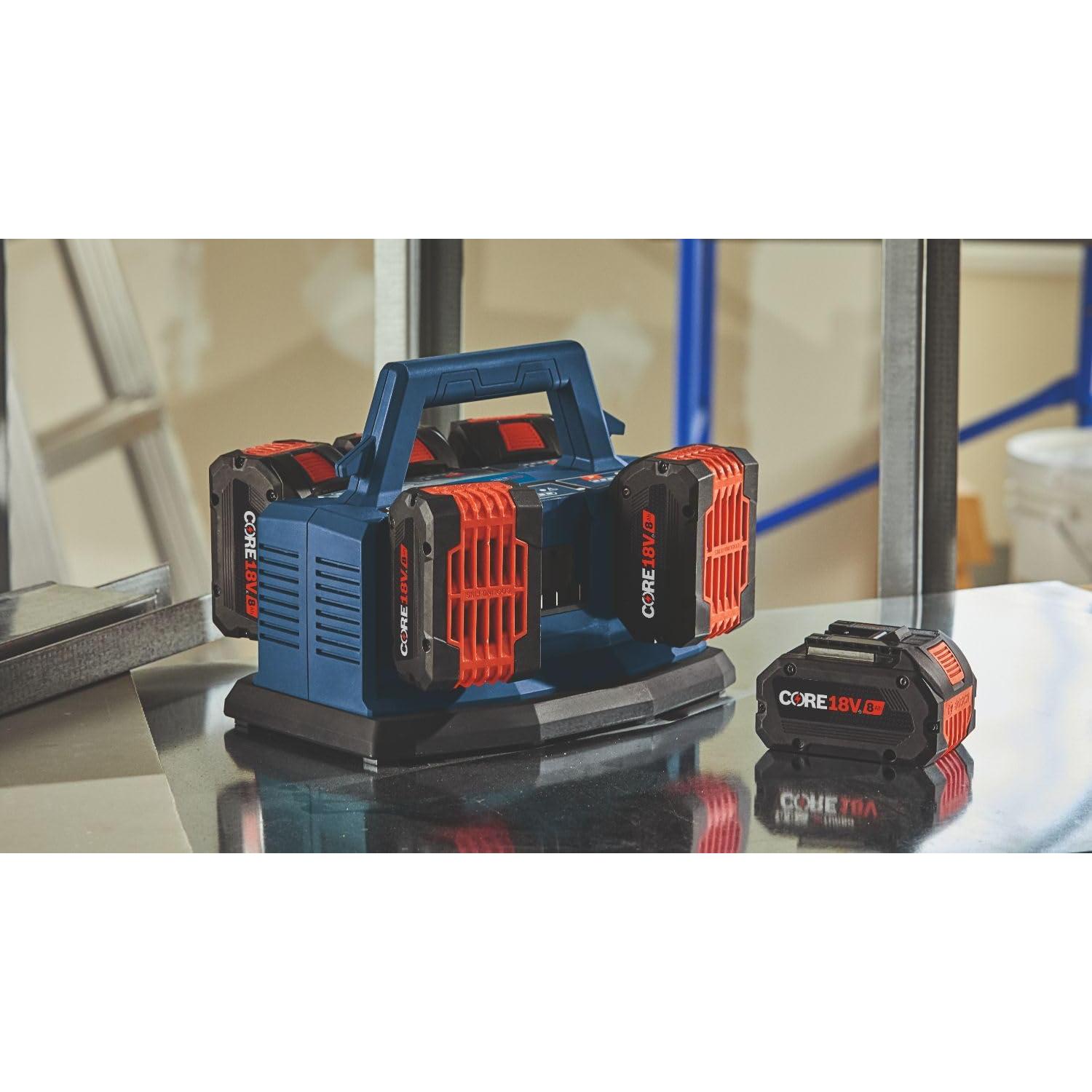 Cargador Rápido Bosch GAL18V6-80 18V 6 Bahías 8A