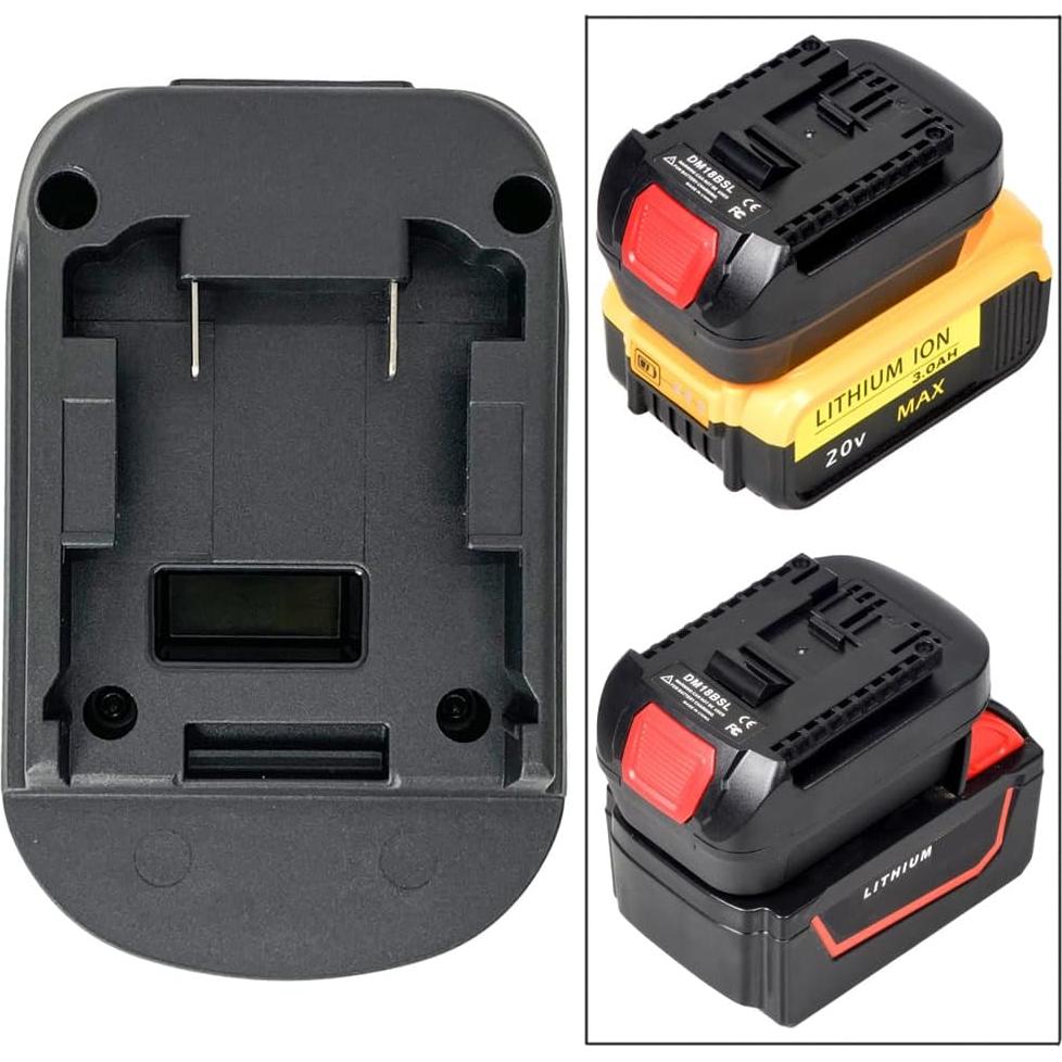 Adaptador de Batería Bosch 18V Compatible Dewalt y Milwaukee