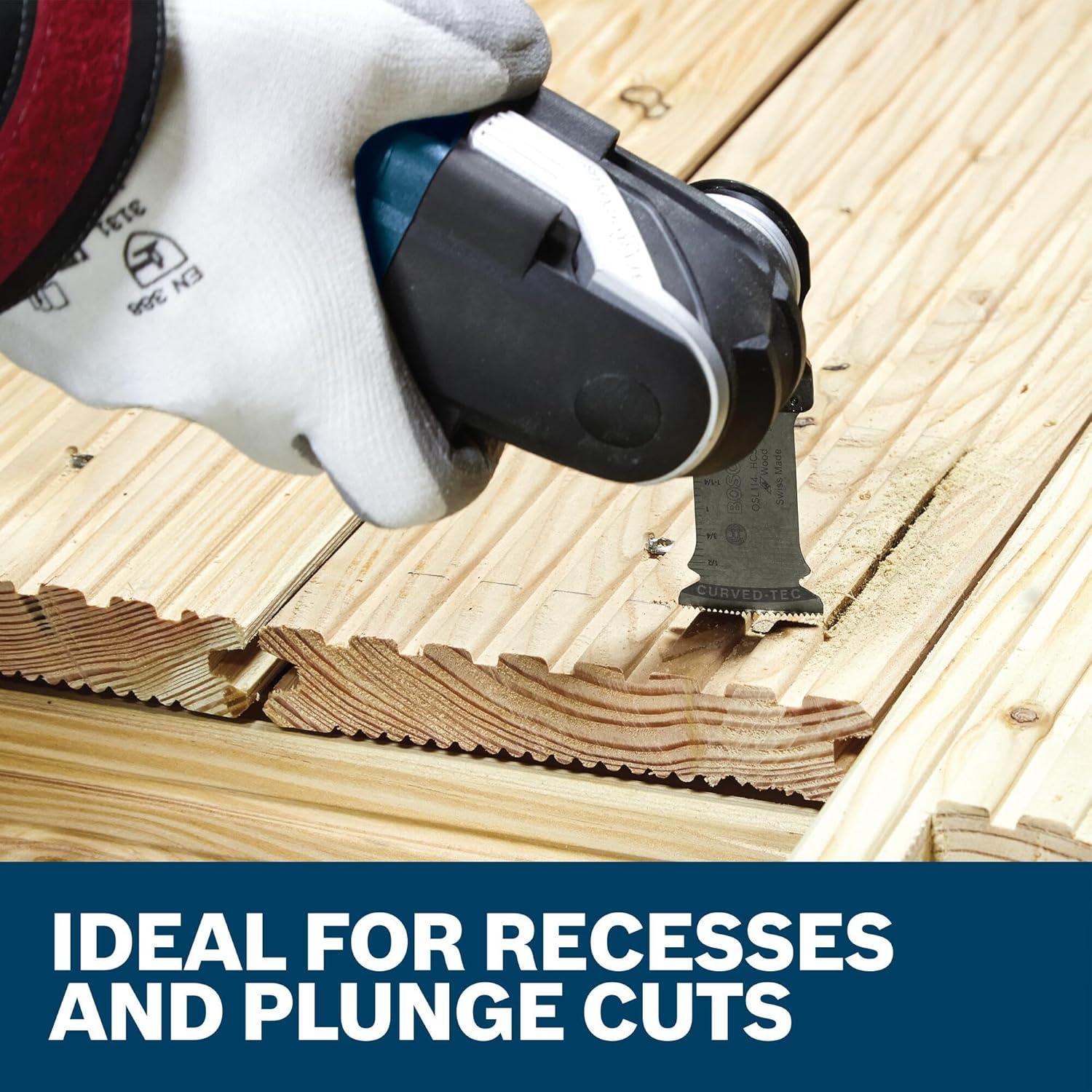 Hoja de Corte Bosch OSL114 3,18 cm Starlock Bi-Metal