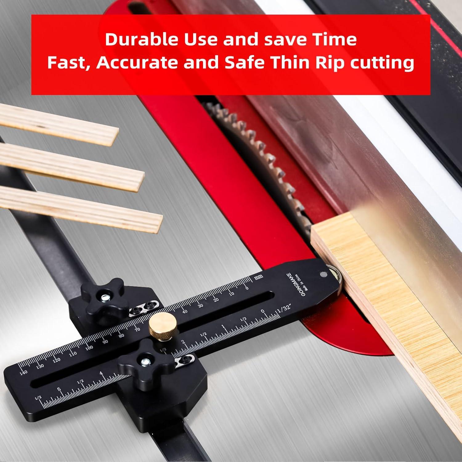 Guía de corte delgada GOINGMAKE para sierra de mesa 20,32 cm