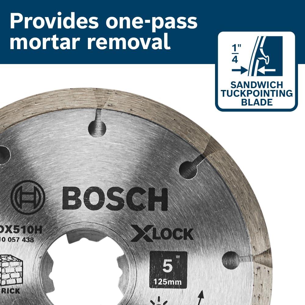 Cuchilla Tuckpointing BOSCH DDX510H 12.7 cm X-Lock Premium