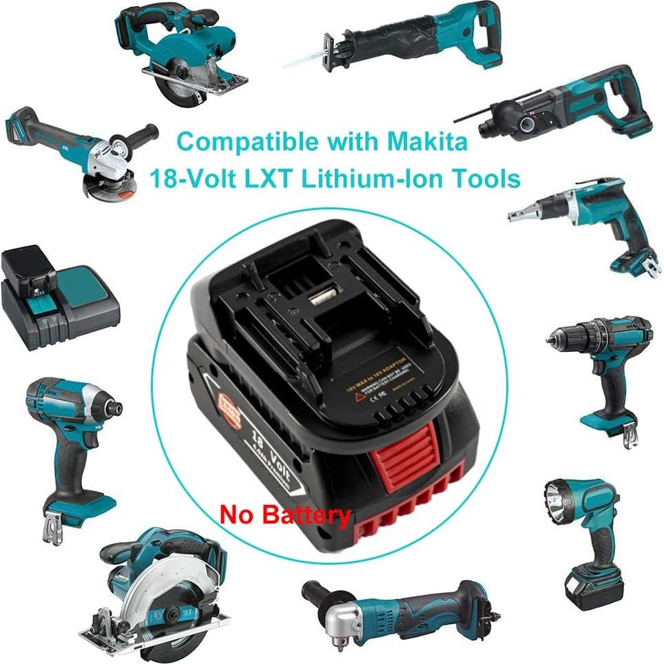 Adaptador USB Makita 18V LXT - Convertidor Bosch Li-ion