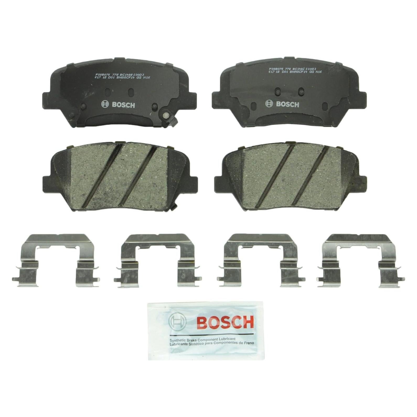 Pastillas de Freno Cerámicas Bosch BC1432 Delanteras para Hyundai y Kia