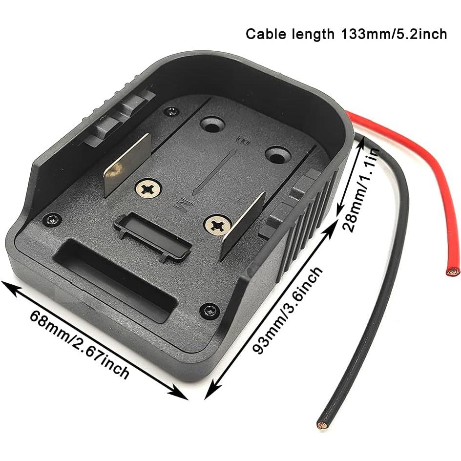 Adaptador Power Wheels QINIZX 18V para Bosch y Makita