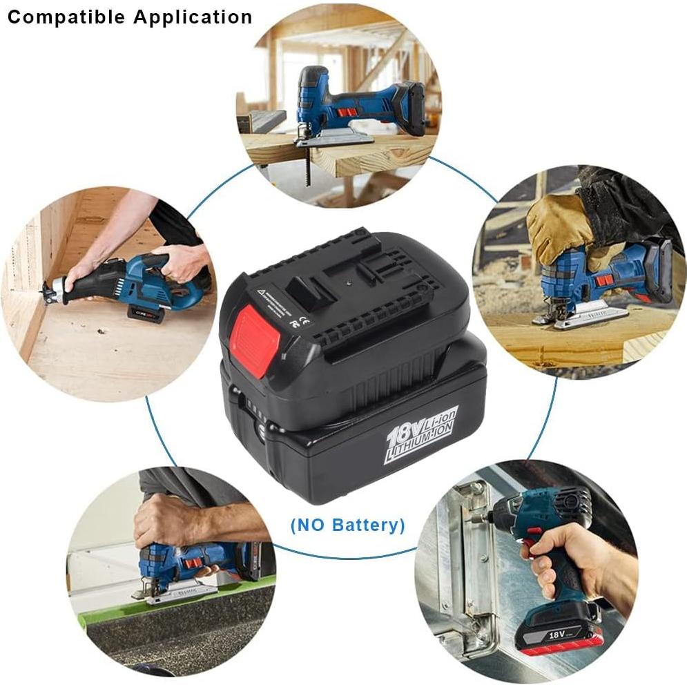 Adaptador de Batería Makita a Bosch 18V Li-ion QINIZX
