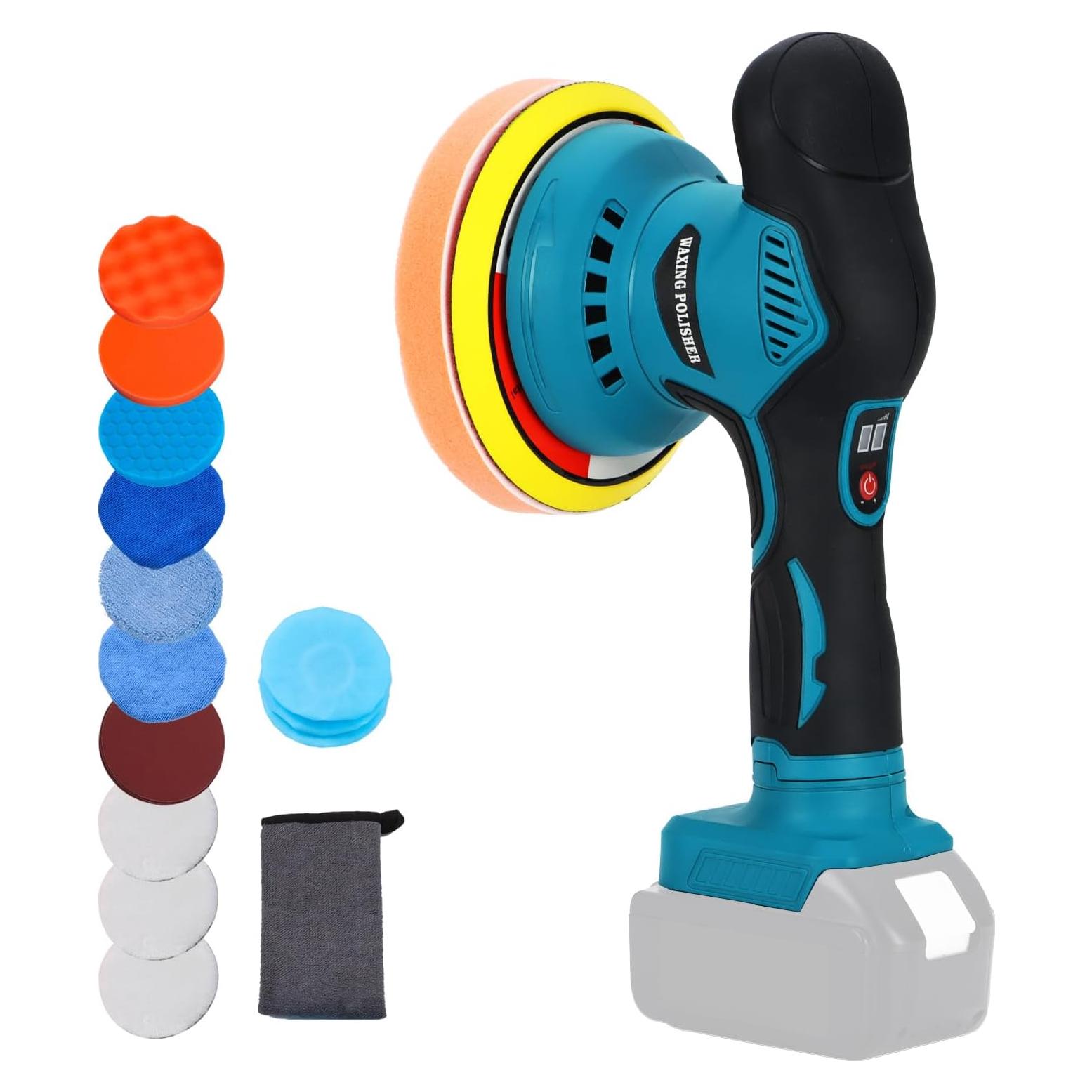 Pulidor Orbital Inalámbrico Alrigon 18V 6" Motor Sin Escobillas