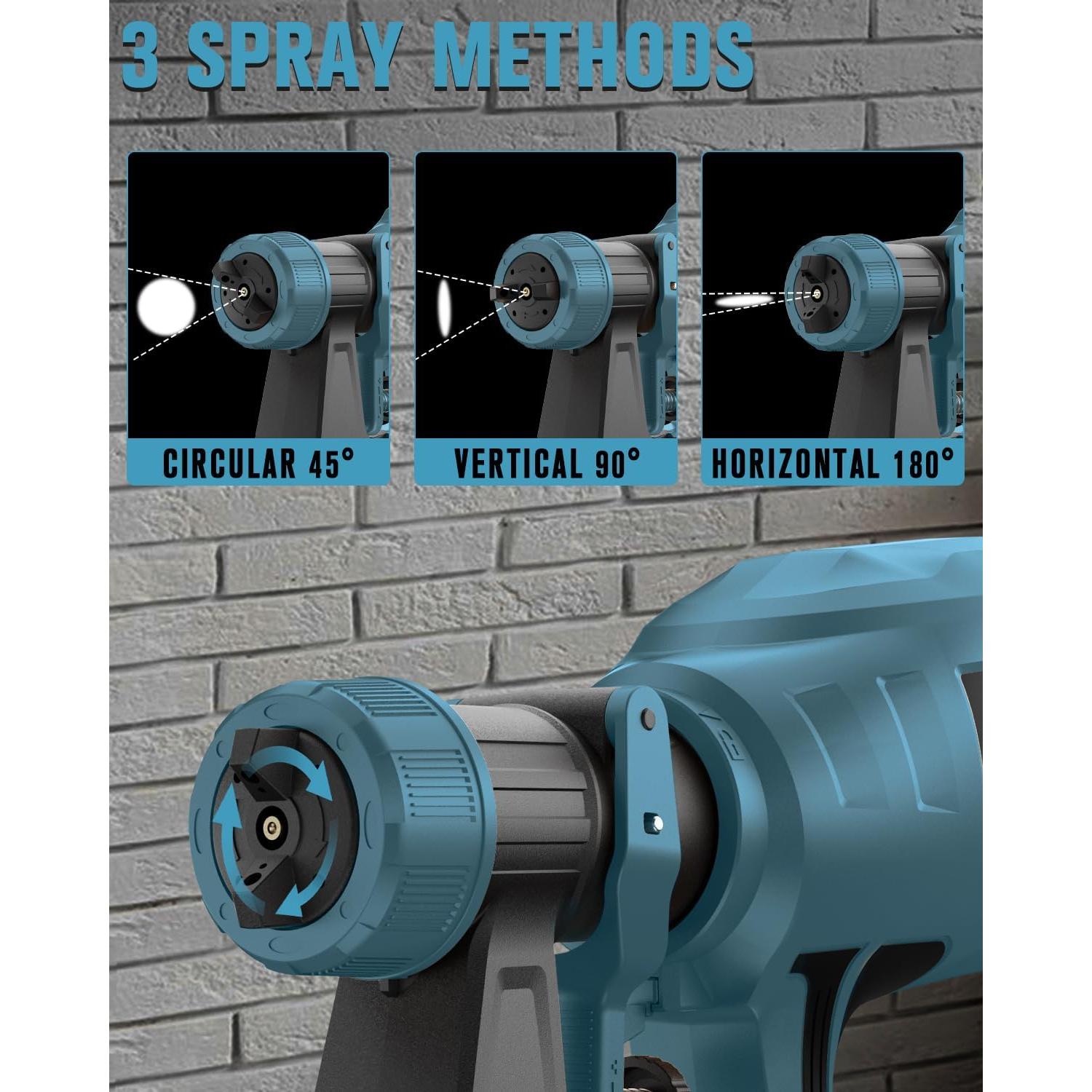 Pulverizador de pintura Houselife HL-KLB-007B 1200ml 5 boquillas