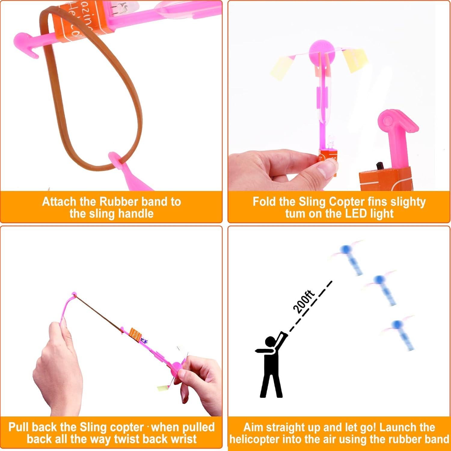 25 Juegos de Vuelo LED Zanshu - 50 Piezas para Niños