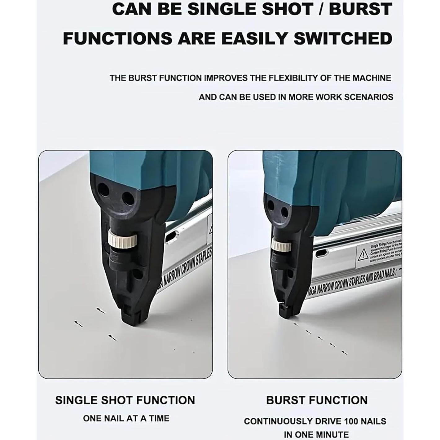 Pistola de Clavos Inalámbrica Heimerdinger LB209 2 en 1 2,81 kg