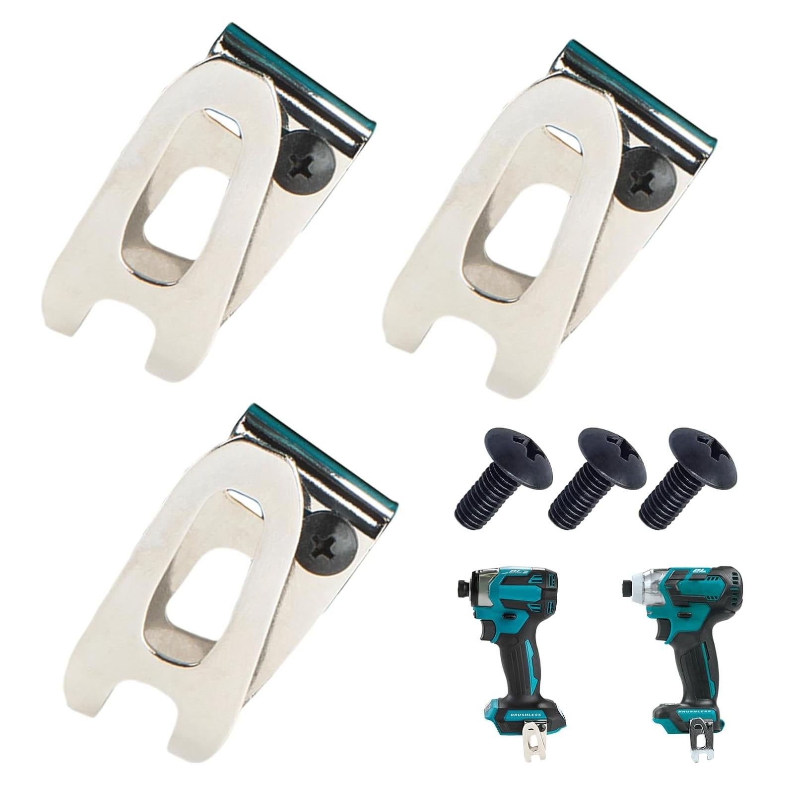 Ganchos de Cinturón KIAPIEBIO 346449-3 y Tornillos 3 Pcs