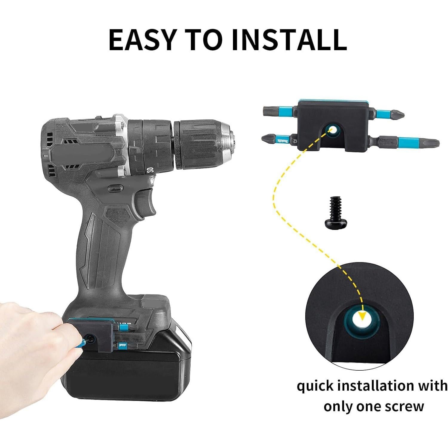 Soporte de Puntas Uniqwamo para Taladro 18V - 2 Piezas