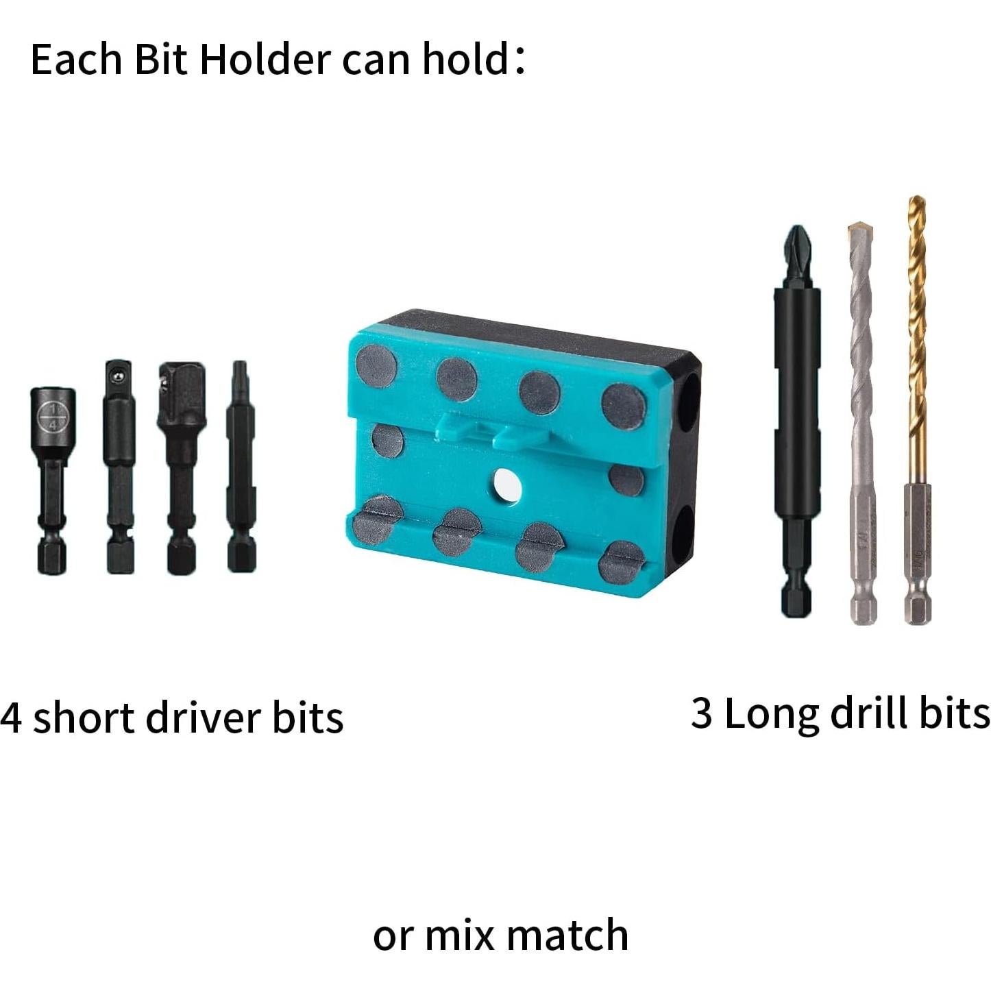 Soporte de Puntas Uniqwamo para Taladro 18V - 2 Piezas