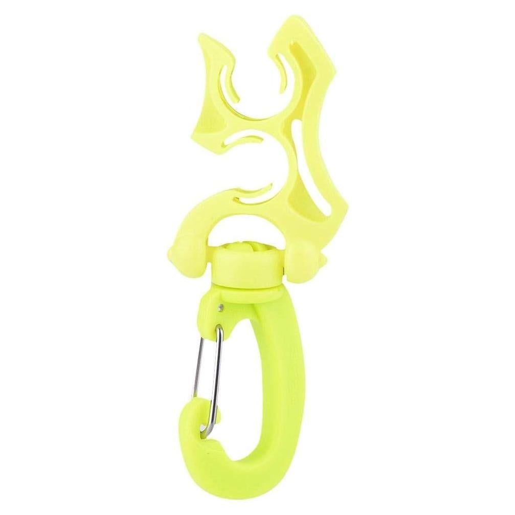 Clip de Soporte para Manguera de Buceo Tbest Doble Amarillo