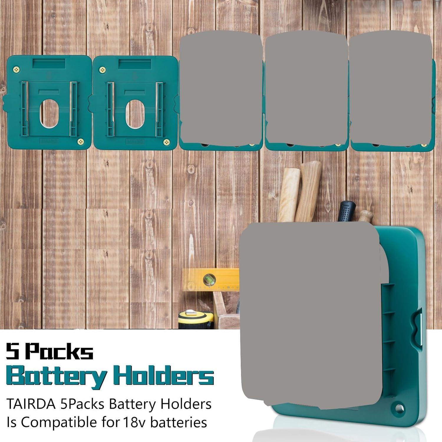 10 Soportes para Baterías y Herramientas Makita 18V