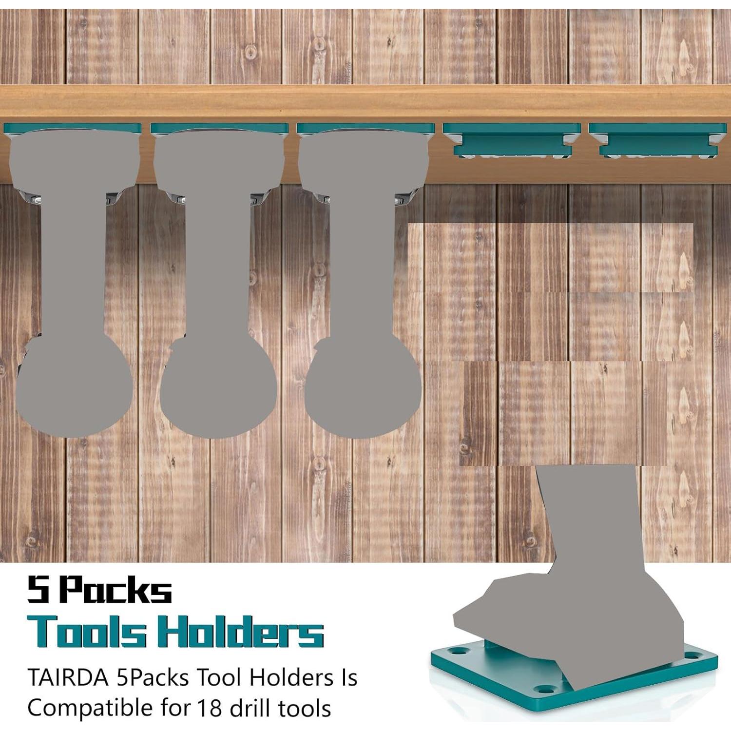 10 Soportes para Baterías y Herramientas Makita 18V